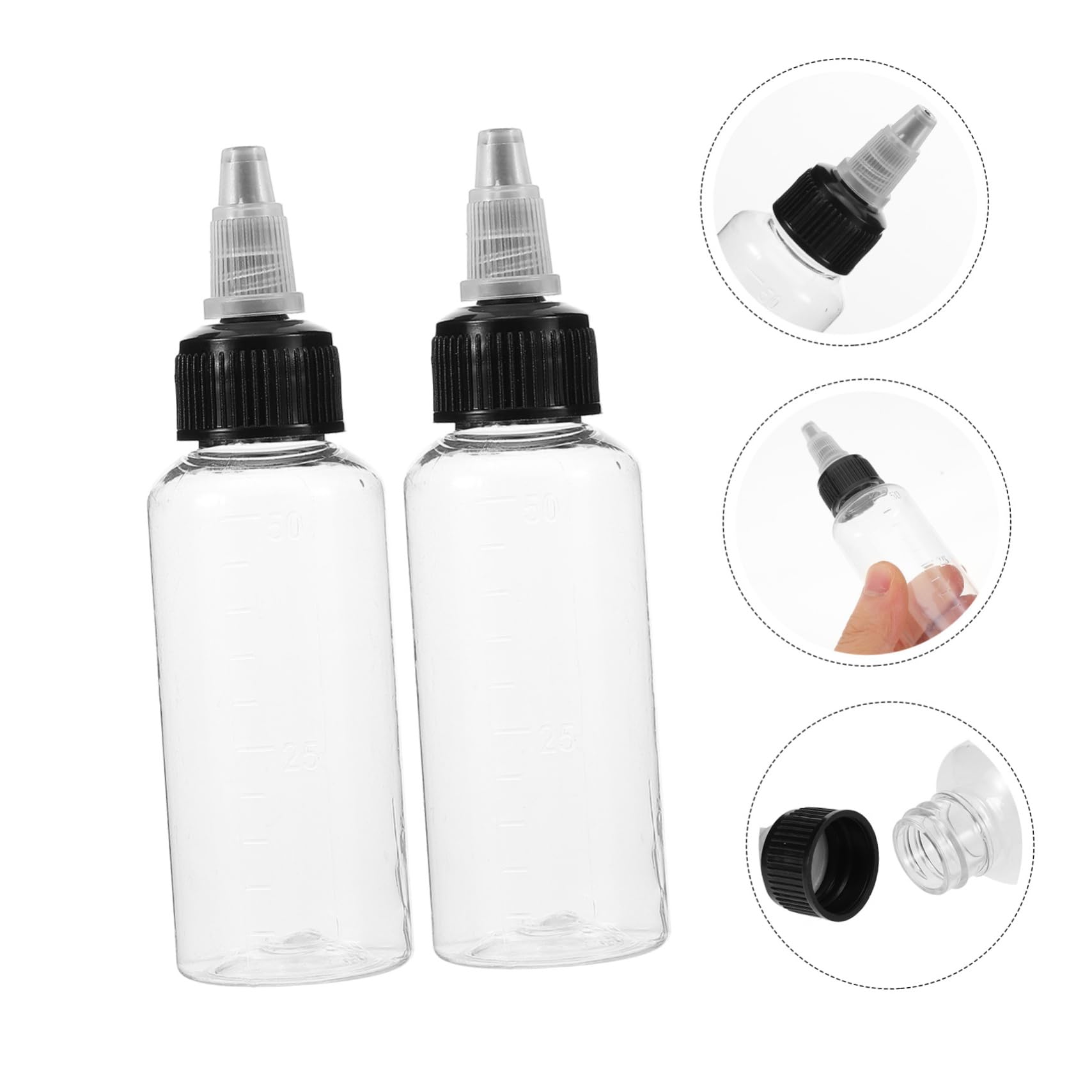 Amazon.co.jp: OHPHCALL プラスチック製 ペイントボトル ポーション